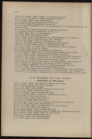 Verordnungs- und Anzeige-Blatt der k.k. General-Direction der österr. Staatsbahnen 19080104 Seite: 40