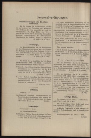 Verordnungs- und Anzeige-Blatt der k.k. General-Direction der österr. Staatsbahnen 19080118 Seite: 2