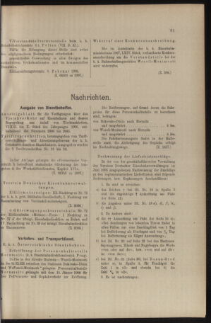 Verordnungs- und Anzeige-Blatt der k.k. General-Direction der österr. Staatsbahnen 19080201 Seite: 5