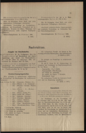 Verordnungs- und Anzeige-Blatt der k.k. General-Direction der österr. Staatsbahnen 19080215 Seite: 5