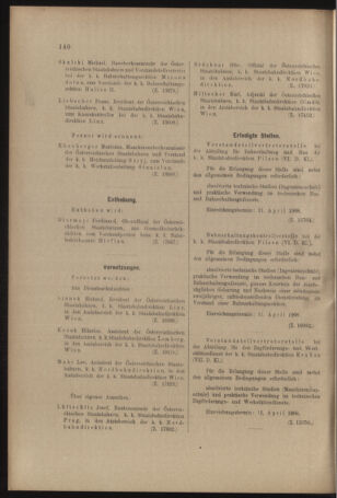 Verordnungs- und Anzeige-Blatt der k.k. General-Direction der österr. Staatsbahnen 19080404 Seite: 2