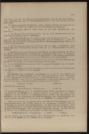 Verordnungs- und Anzeige-Blatt der k.k. General-Direction der österr. Staatsbahnen 19080516 Seite: 3