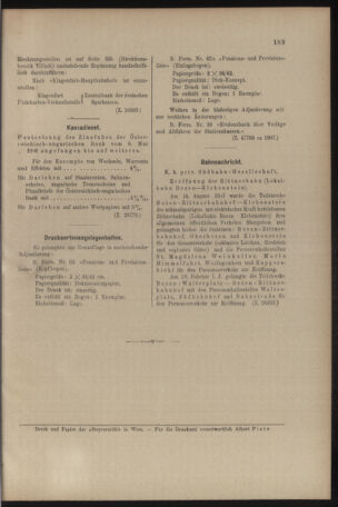 Verordnungs- und Anzeige-Blatt der k.k. General-Direction der österr. Staatsbahnen 19080516 Seite: 9