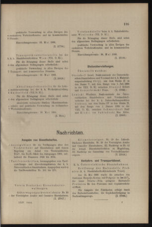 Verordnungs- und Anzeige-Blatt der k.k. General-Direction der österr. Staatsbahnen 19080523 Seite: 5