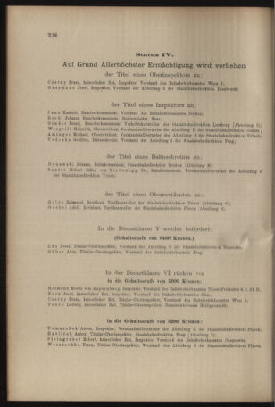 Verordnungs- und Anzeige-Blatt der k.k. General-Direction der österr. Staatsbahnen 19080627 Seite: 16