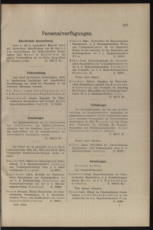 Verordnungs- und Anzeige-Blatt der k.k. General-Direction der österr. Staatsbahnen 19080627 Seite: 47