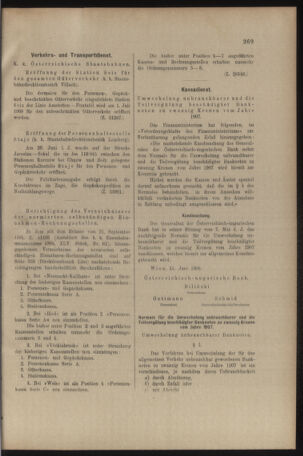 Verordnungs- und Anzeige-Blatt der k.k. General-Direction der österr. Staatsbahnen 19080627 Seite: 49