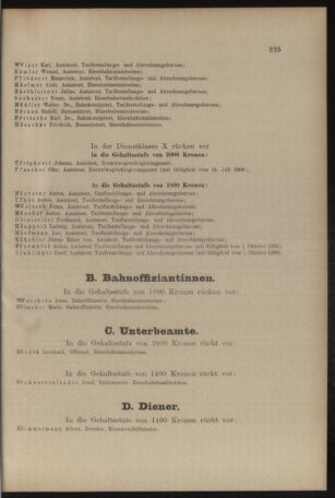 Verordnungs- und Anzeige-Blatt der k.k. General-Direction der österr. Staatsbahnen 19080627 Seite: 5