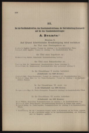 Verordnungs- und Anzeige-Blatt der k.k. General-Direction der österr. Staatsbahnen 19080627 Seite: 6