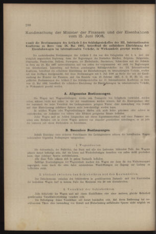 Verordnungs- und Anzeige-Blatt der k.k. General-Direction der österr. Staatsbahnen 19080704 Seite: 16