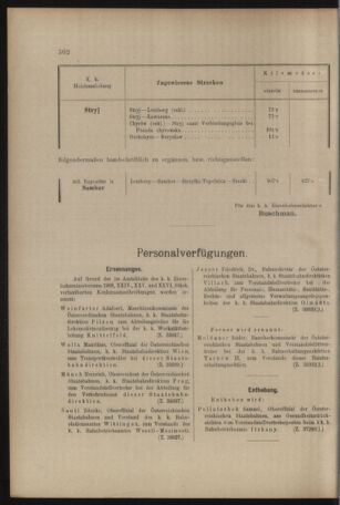 Verordnungs- und Anzeige-Blatt der k.k. General-Direction der österr. Staatsbahnen 19080711 Seite: 4