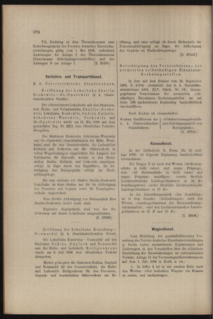 Verordnungs- und Anzeige-Blatt der k.k. General-Direction der österr. Staatsbahnen 19080711 Seite: 6