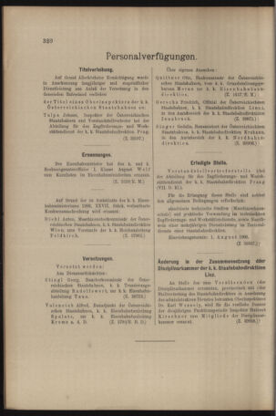 Verordnungs- und Anzeige-Blatt der k.k. General-Direction der österr. Staatsbahnen 19080725 Seite: 6