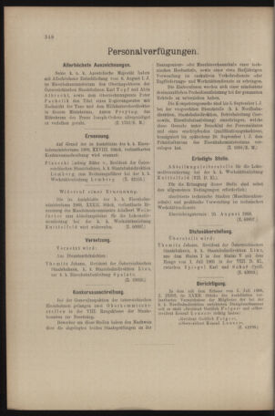 Verordnungs- und Anzeige-Blatt der k.k. General-Direction der österr. Staatsbahnen 19080815 Seite: 4