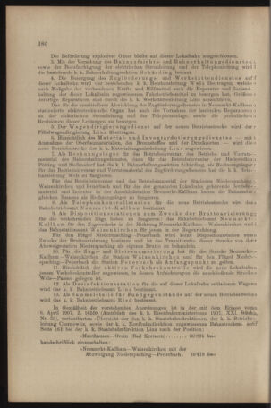 Verordnungs- und Anzeige-Blatt der k.k. General-Direction der österr. Staatsbahnen 19080912 Seite: 2