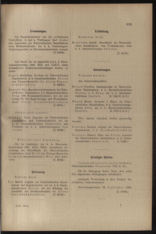 Verordnungs- und Anzeige-Blatt der k.k. General-Direction der österr. Staatsbahnen 19080919 Seite: 9