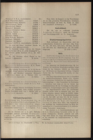 Verordnungs- und Anzeige-Blatt der k.k. General-Direction der österr. Staatsbahnen 19081010 Seite: 11