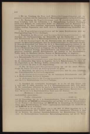 Verordnungs- und Anzeige-Blatt der k.k. General-Direction der österr. Staatsbahnen 19081010 Seite: 2