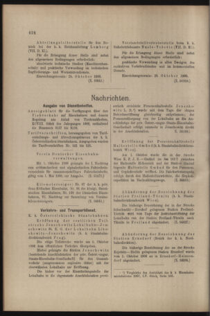 Verordnungs- und Anzeige-Blatt der k.k. General-Direction der österr. Staatsbahnen 19081017 Seite: 4