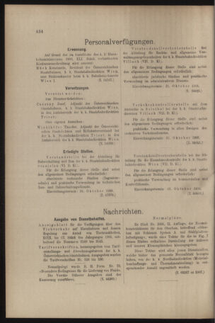 Verordnungs- und Anzeige-Blatt der k.k. General-Direction der österr. Staatsbahnen 19081024 Seite: 2