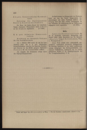 Verordnungs- und Anzeige-Blatt der k.k. General-Direction der österr. Staatsbahnen 19081031 Seite: 10