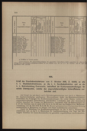 Verordnungs- und Anzeige-Blatt der k.k. General-Direction der österr. Staatsbahnen 19081031 Seite: 4