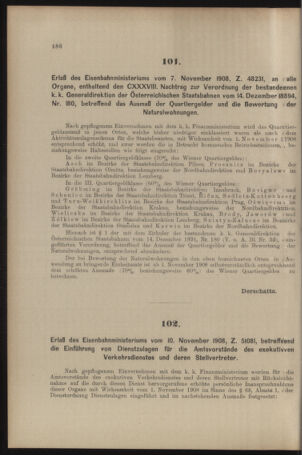 Verordnungs- und Anzeige-Blatt der k.k. General-Direction der österr. Staatsbahnen 19081114 Seite: 14