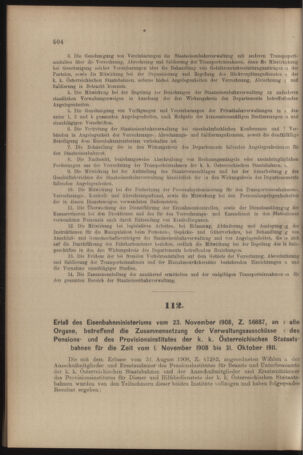 Verordnungs- und Anzeige-Blatt der k.k. General-Direction der österr. Staatsbahnen 19081128 Seite: 2