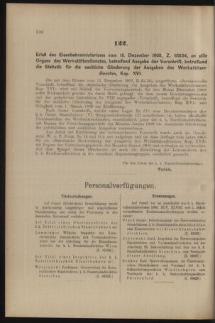 Verordnungs- und Anzeige-Blatt der k.k. General-Direction der österr. Staatsbahnen 19081219 Seite: 2