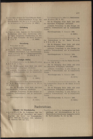 Verordnungs- und Anzeige-Blatt der k.k. General-Direction der österr. Staatsbahnen 19081228 Seite: 11