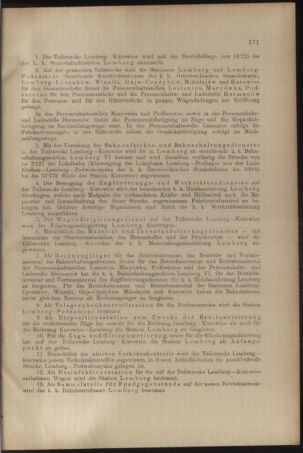 Verordnungs- und Anzeige-Blatt der k.k. General-Direction der österr. Staatsbahnen 19081228 Seite: 5