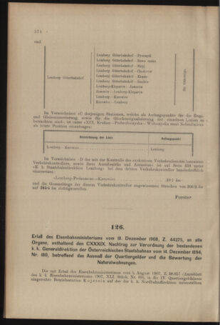 Verordnungs- und Anzeige-Blatt der k.k. General-Direction der österr. Staatsbahnen 19081228 Seite: 8