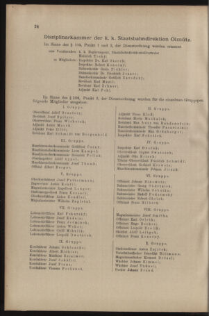 Verordnungs- und Anzeige-Blatt der k.k. General-Direction der österr. Staatsbahnen 19090105 Seite: 12