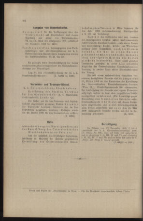 Verordnungs- und Anzeige-Blatt der k.k. General-Direction der österr. Staatsbahnen 19090206 Seite: 12