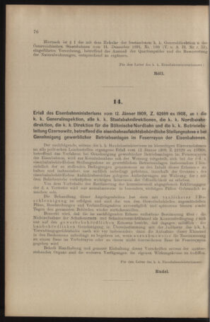 Verordnungs- und Anzeige-Blatt der k.k. General-Direction der österr. Staatsbahnen 19090206 Seite: 2