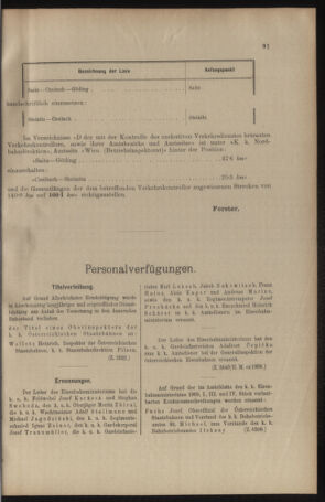 Verordnungs- und Anzeige-Blatt der k.k. General-Direction der österr. Staatsbahnen 19090213 Seite: 5