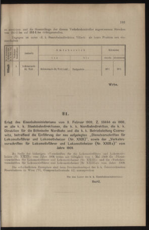 Verordnungs- und Anzeige-Blatt der k.k. General-Direction der österr. Staatsbahnen 19090220 Seite: 5