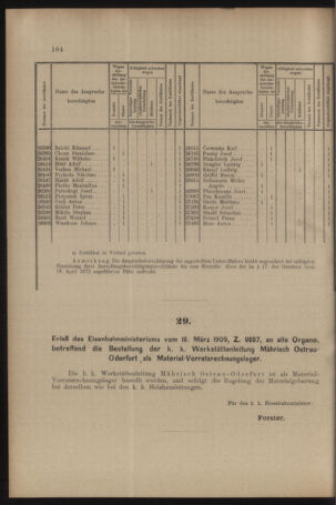 Verordnungs- und Anzeige-Blatt der k.k. General-Direction der österr. Staatsbahnen 19090327 Seite: 4