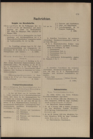 Verordnungs- und Anzeige-Blatt der k.k. General-Direction der österr. Staatsbahnen 19090403 Seite: 11