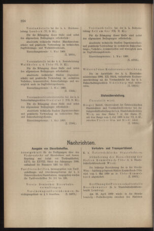 Verordnungs- und Anzeige-Blatt der k.k. General-Direction der österr. Staatsbahnen 19090424 Seite: 12