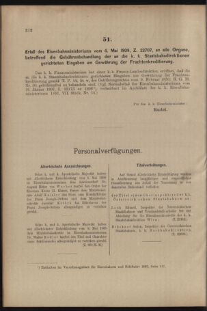 Verordnungs- und Anzeige-Blatt der k.k. General-Direction der österr. Staatsbahnen 19090515 Seite: 2