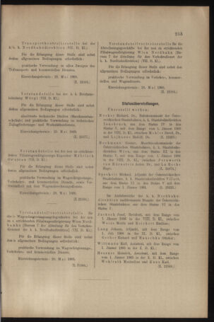 Verordnungs- und Anzeige-Blatt der k.k. General-Direction der österr. Staatsbahnen 19090522 Seite: 11