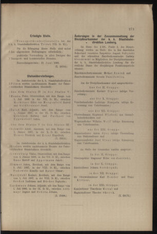 Verordnungs- und Anzeige-Blatt der k.k. General-Direction der österr. Staatsbahnen 19090612 Seite: 3