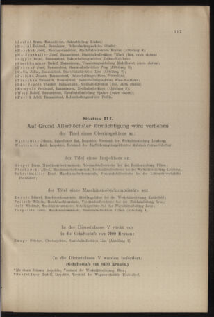 Verordnungs- und Anzeige-Blatt der k.k. General-Direction der österr. Staatsbahnen 19090630 Seite: 13