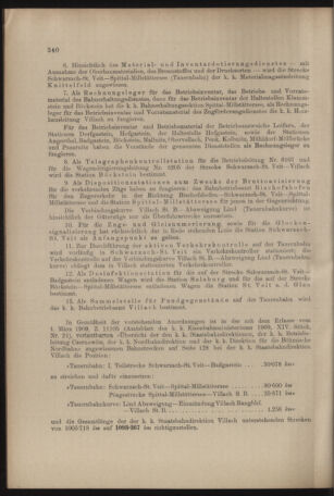 Verordnungs- und Anzeige-Blatt der k.k. General-Direction der österr. Staatsbahnen 19090703 Seite: 6