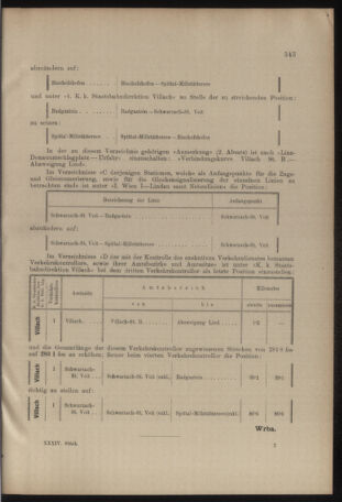 Verordnungs- und Anzeige-Blatt der k.k. General-Direction der österr. Staatsbahnen 19090703 Seite: 9