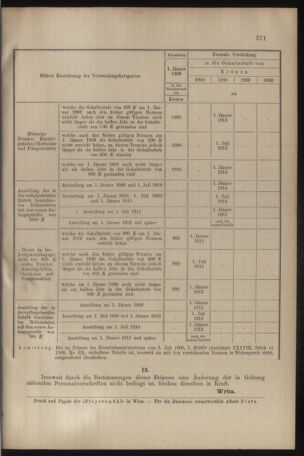 Verordnungs- und Anzeige-Blatt der k.k. General-Direction der österr. Staatsbahnen 19090710 Seite: 21