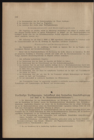 Verordnungs- und Anzeige-Blatt der k.k. General-Direction der österr. Staatsbahnen 19090710 Seite: 46