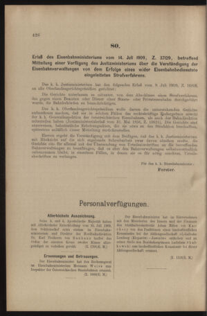 Verordnungs- und Anzeige-Blatt der k.k. General-Direction der österr. Staatsbahnen 19090807 Seite: 2