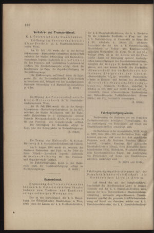 Verordnungs- und Anzeige-Blatt der k.k. General-Direction der österr. Staatsbahnen 19090807 Seite: 4